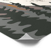 ナハニナショナルパークリザーブトラベルアートヴィンテージ ポスター (角)