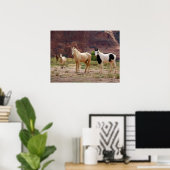 ナバジョウマ走ーズフリーオンザキャニオンフロア ポスター (ホームオフィス)