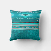 ナバジョトバルターコイズフェイクレザーツール クッション (裏面)