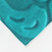 ナバジョトバルターコイズフェイクレザーツール フリースブランケット (角)