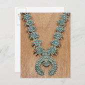 ナバホのネックレス ポストカード (正面/裏面)