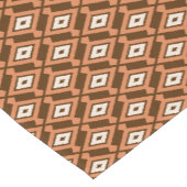 ナバホイカットパタン、ブラウン、サビ、クリーム ショートテーブルランナー (コーナー)