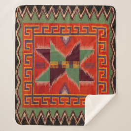 ナバホインディアン1800s馬サドル毛布シェルパ シェルパブランケット