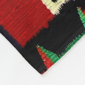 ナバホインディアン1890馬鞍毛布 フリースブランケット (角)