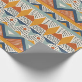 ナバホスタイルのシームレスなパターン ラッピングペーパー (角)