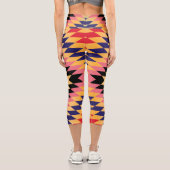 ナバホデザイン-7ハイウェイストキャプリス カプリレギンス (裏面)