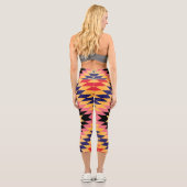 ナバホデザイン-7ハイウェイストキャプリス カプリレギンス (裏面)