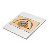 ナバホー人の国家の旗 タイル (側面)