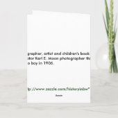 ナバホー人の男の子 カード (裏面)