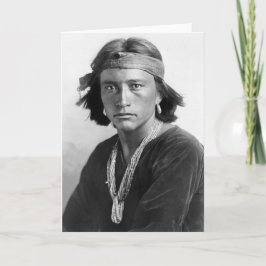 ナバホー人の男の子 カード