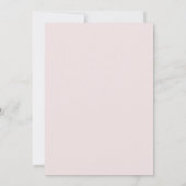 ナバホ伝統的結婚式招待状 招待状 (裏面)