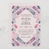 ナバホ伝統的結婚式招待状 招待状 (正面/裏面)