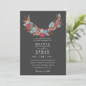 ナバホ伝統的結婚式招待状 招待状 (スタンド正面)