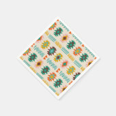 ナバホ先住民アメリカンパターン スタンダードカクテルナプキン (角)