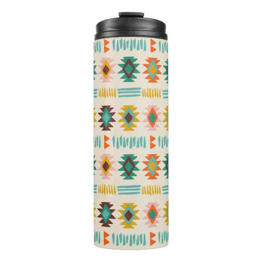 ナバホ先住民アメリカンパターン タンブラー (正面)