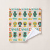 ナバホ先住民アメリカンパターン バスタオルセット (ウォッシュタオル)