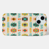 ナバホ先住民アメリカンパターン Case-Mate iPhoneケース (裏面 (横))