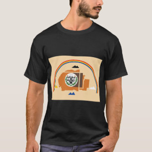 ナバホ国家旗 – ナバホ国素晴らし旗 – 封印 Tシャツ