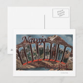 ナバホ州パーク,コロラド – ラージレターシーン ポストカード (正面/裏面)