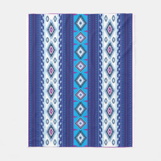 ナバホ模様デザイン-11毛布 フリースブランケット