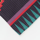 ナバホ模様デザイン-7毛布 フリースブランケット (角)