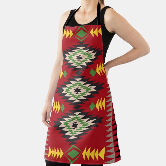 ナバホ模様2 エプロン (インサイチュ)