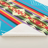 ナバホ模様–4シェルパブランケット シェルパブランケット (3/4)