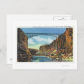 ナバホ橋の眺めリーのフェリー ポストカード (正面/裏面)