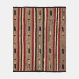 ナバホ矢の馬サドル1935再印刷 フリースブランケット