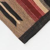 ナバホ矢の馬サドル1935再印刷 フリースブランケット (角)