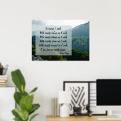 ナバホ祈りの言葉ウォークイン美しいポスター ポスター (ホームオフィス)