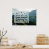 ナバホ祈りの言葉ウォークイン美しいポスター ポスター (キッチン)