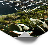 ナバホ祈りの言葉ウォークイン美しいポスター ポスター (角)