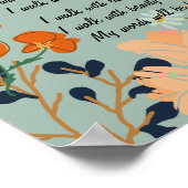 ナバホ祈りの言葉ウォークイン美しいポスター ポスター (角)