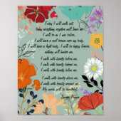 ナバホ祈りの言葉ウォークイン美しいポスター ポスター (正面)