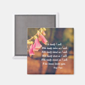 ナバホ祈りの言葉ウォークイン美しいマグネット マグネット (正面/裏面)