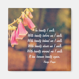 ナバホ祈りの言葉ウォークイン美しいマグネット マグネット