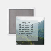 ナバホ祈りの言葉ウォークイン美しいマグネット マグネット (正面/裏面)