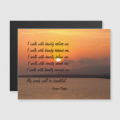 ナバホ祈りの言葉ウォークイン美しい磁気カード (正面/裏面)