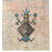 ナバホ神話 シャワーカーテン (正面)