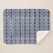 ナバホ赤い岩サンダー_コーブ シェルパブランケット (正面(横))