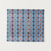 ナバホ赤い岩サンダー_コーブ タペストリー (正面(横))