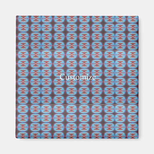 ナバホ赤い岩サンダー_コーブ マグネット (正面)