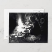 ナバホ・シルバースミス， c.1915 ポストカード (正面/裏面)