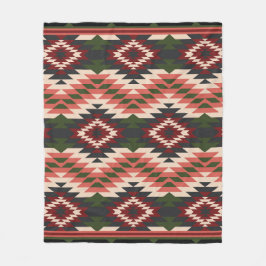 ナバホ・パターン11 フリースブランケット