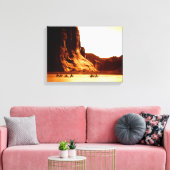 ナバホ・ライダーInキャニオン・デ・チェリー1904 By Edward C キャンバスプリント (インサイチュ (リビング))