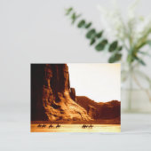 ナバホ・ライダーInキャニオン・デ・チェリー1904 By Edward C ポストカード (スタンド正面)