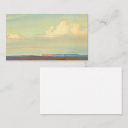 ナバホ・ランド、チングル南西メイナード・ディクソン 名刺 (正面/裏面)