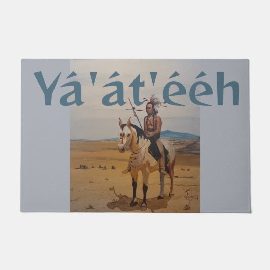 ナバホ、Gary Poling著 ドアマット (正面)