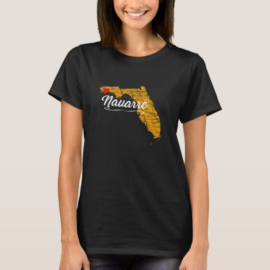 ナバラの街 – FLORIDA Merch土産 – グラフィック Tシャツ (正面)